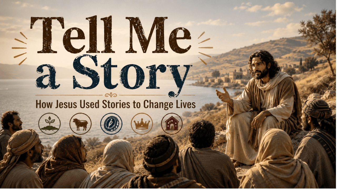 TELL ME A STORY - THIS IS THE August MESSAGE SERIES