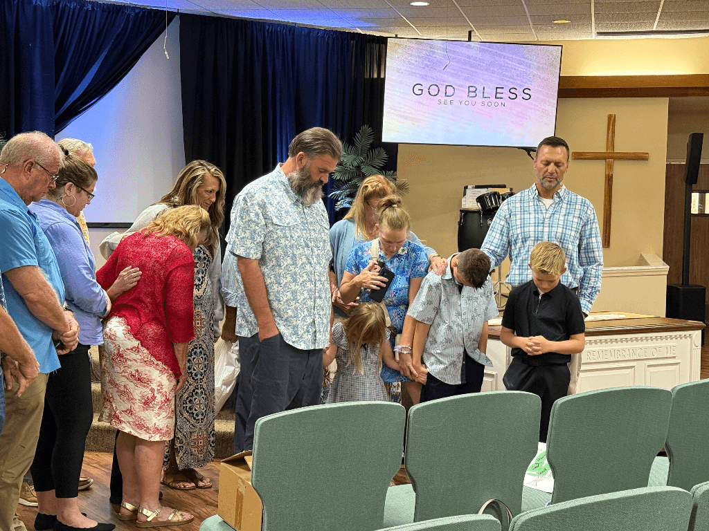 Praying over Gio